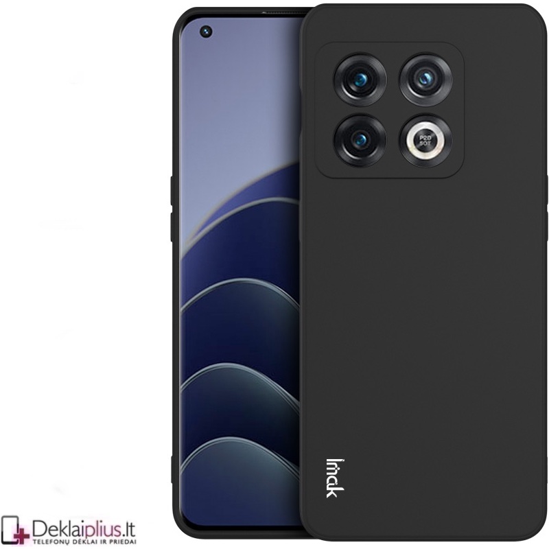 Silikoninis ploniausias dėklas su kameros apsauga - juodas (Oneplus 10 Pro) Silikoninis ploniausias dėklas su kameros apsauga - juodas (Oneplus 10 Pro)